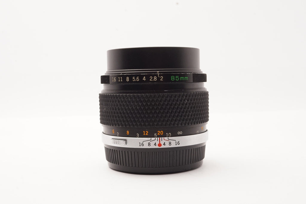 Olympus Zuiko 85mm f/2 OM Lens