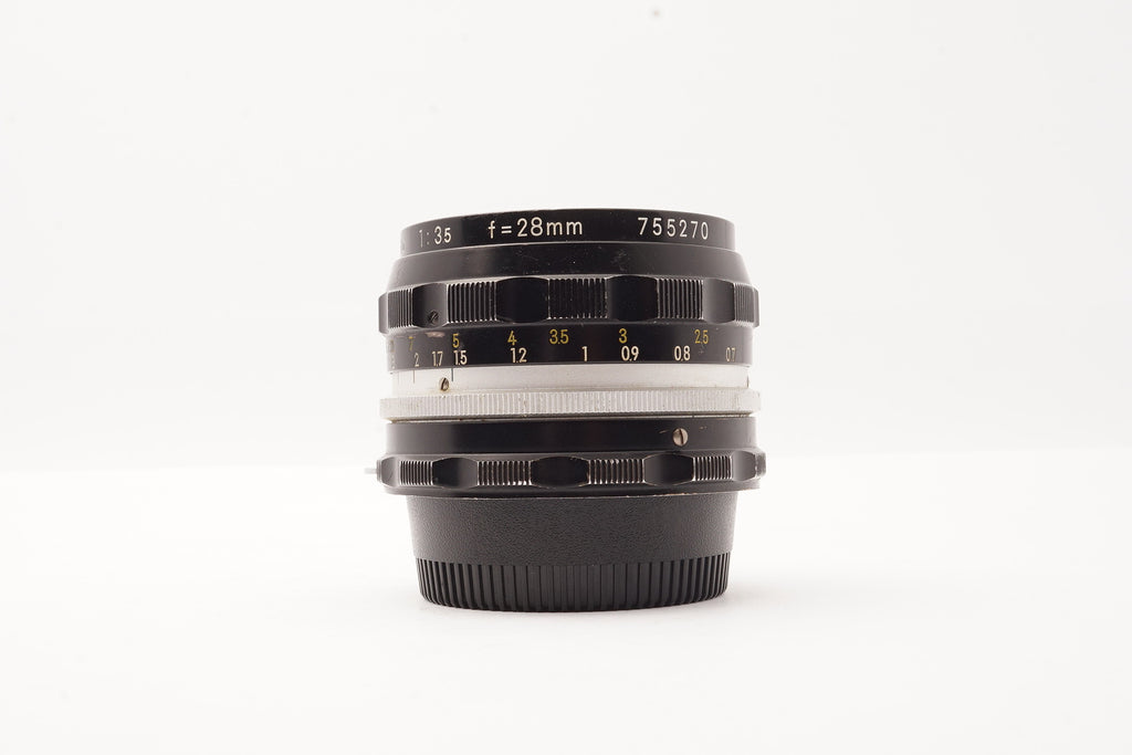 Nikon Nikkor-H 28mm f/3.5 Auto AI-Converted Lens – view 4