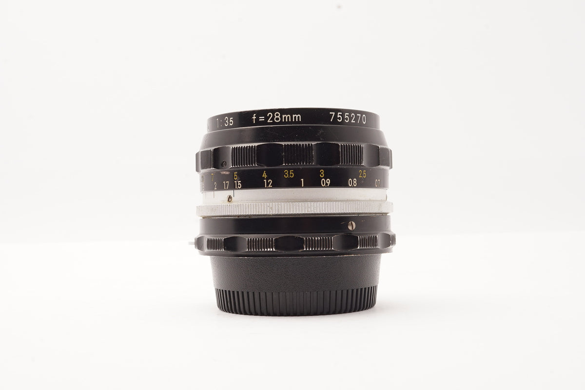 Nikon Nikkor-H 28mm f/3.5 Auto AI-Converted Lens – view 4