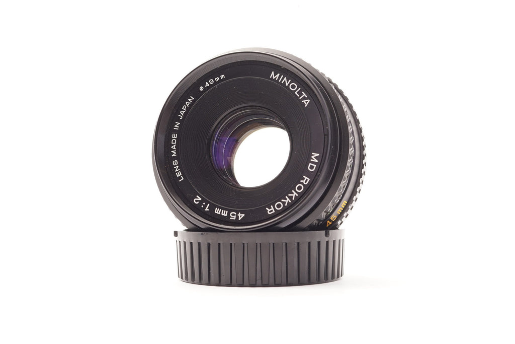 Minolta MD Rokkor 45mm f/2 Lens