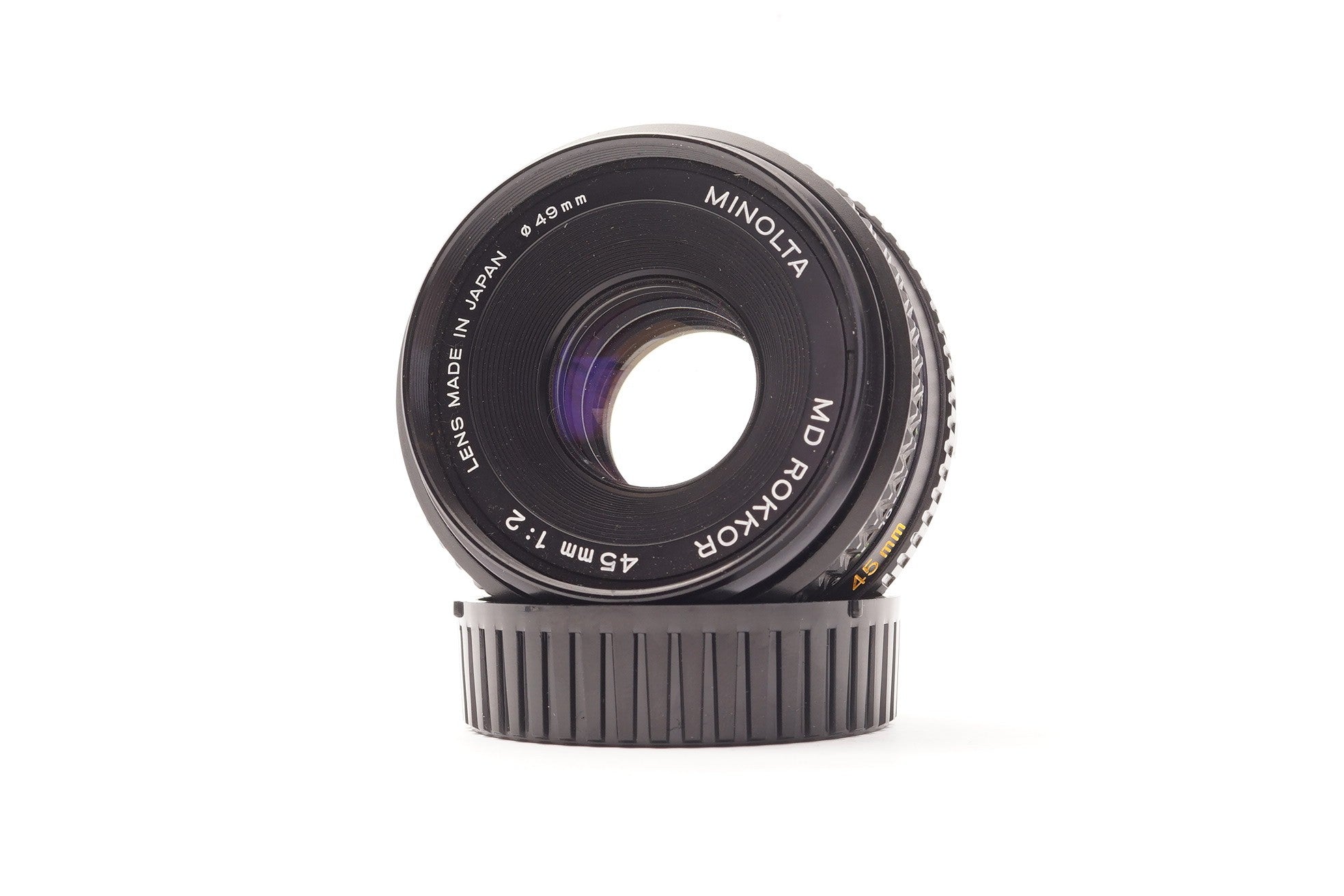 Minolta MD Rokkor 45mm f/2 Lens