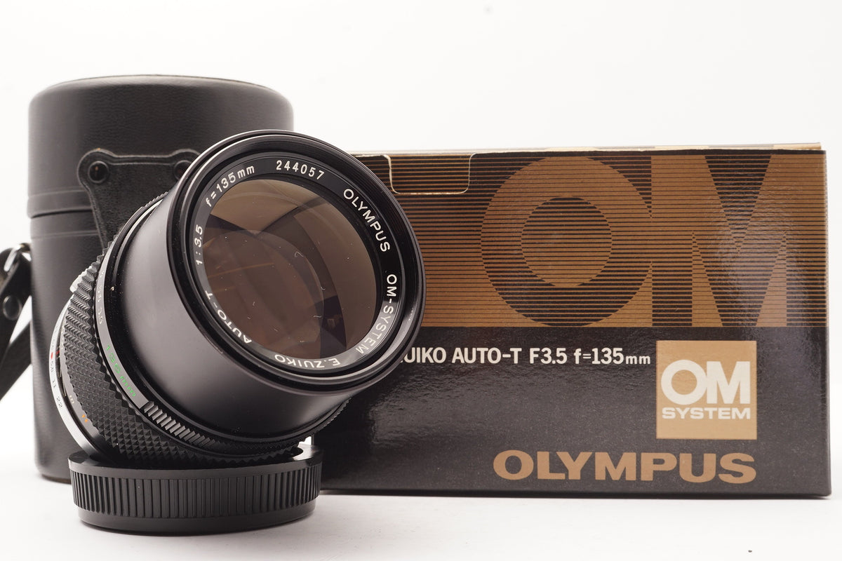 Olympus OM Zuiko Auto-T 135mm f/3.5 Lens – Boxed – view 4