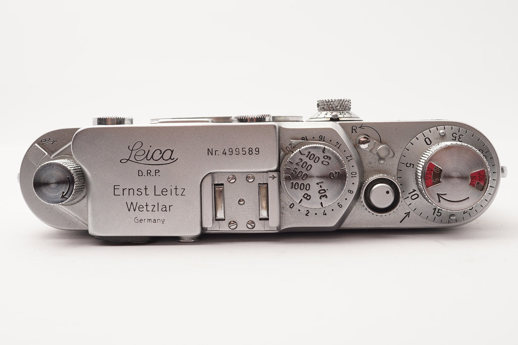 Leica IIIf Black Dial 35mm Rangefinder Camera – view 5