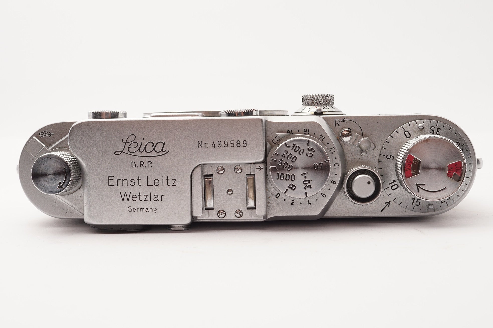 Leica IIIf Black Dial 35mm Rangefinder Camera – view 5