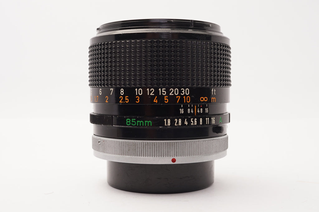 Canon FD 85mm f/1.8 S.S.C. Lens – main product view