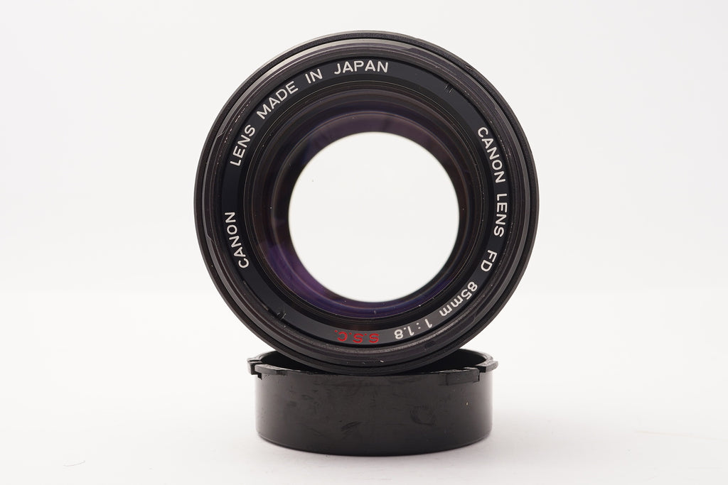 Canon FD 85mm f/1.8 S.S.C. Lens – view 2