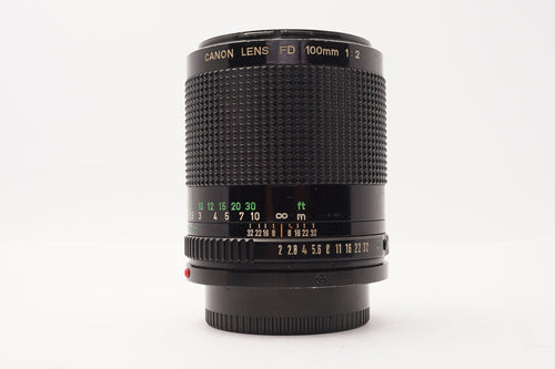 Canon FD 100mm f/2 Lens – main product view