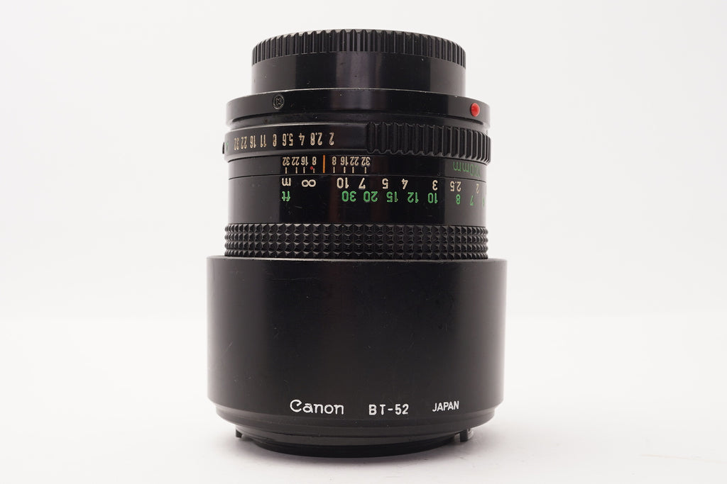 Canon FD 100mm f/2 Lens – view 2