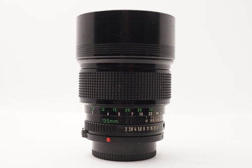 Canon FD 135mm f/2 Lens – main product view
