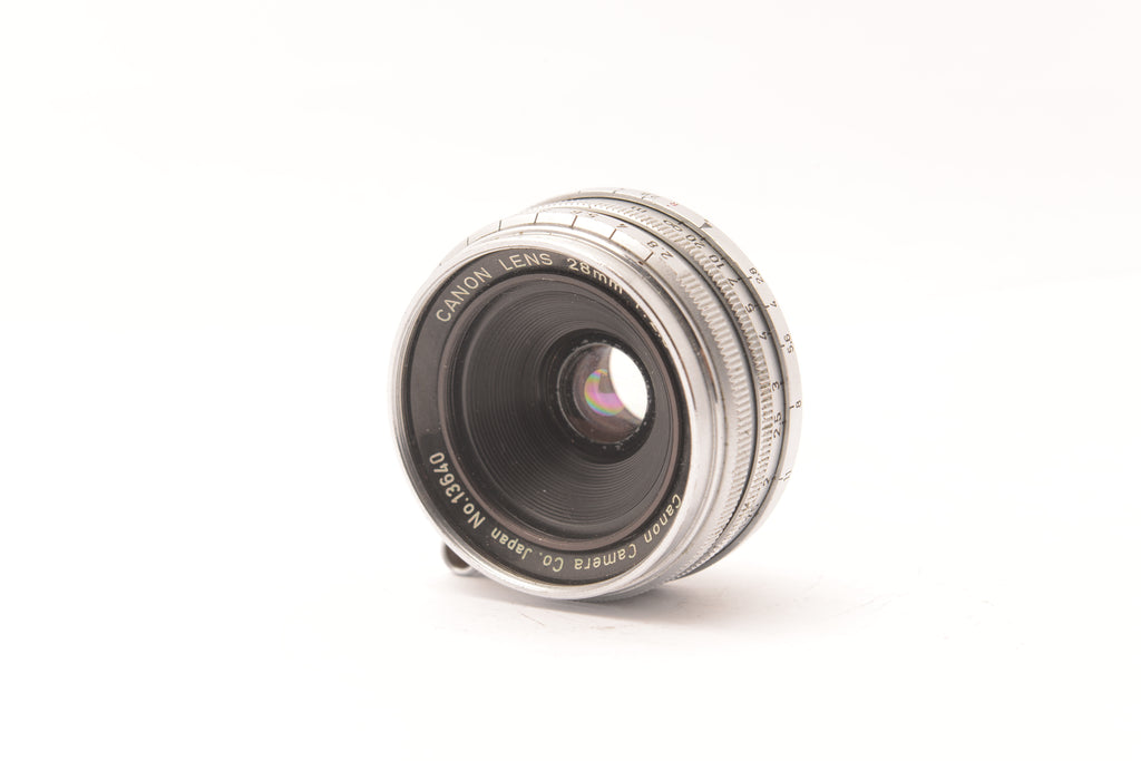 Canon 28mm f/2.8 LTM Rangefinder Lens – view 5