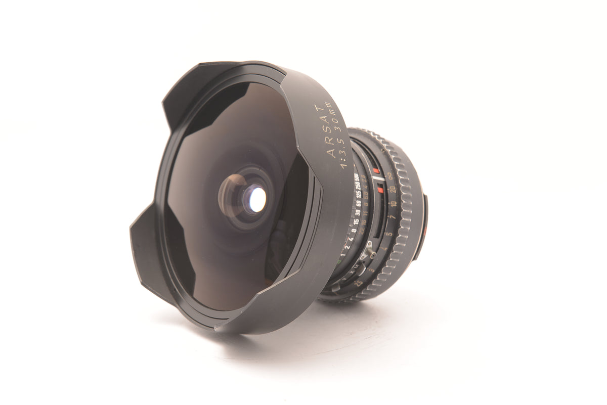 Arsat 30mm f/3.5 Fisheye Lens – Custom Hasselblad V-Mount Conversion – view 1