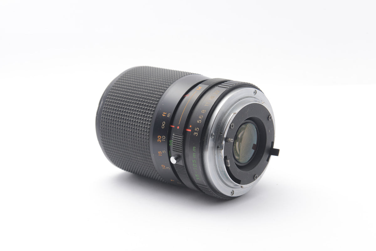 Yashica ML Zoom 35-105mm f/3.5-4.5 Lens – Fair