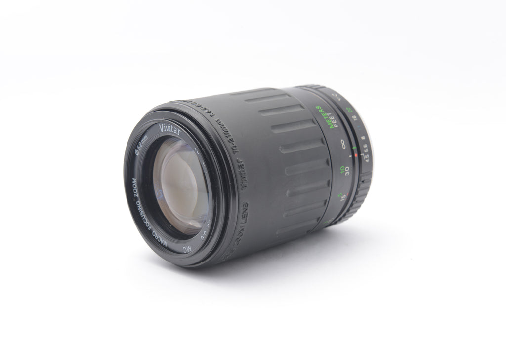 Vivitar 70-210mm f/4.5-5.6 MC Macro Focusing Zoom Lens for Contax/Yashica – Good