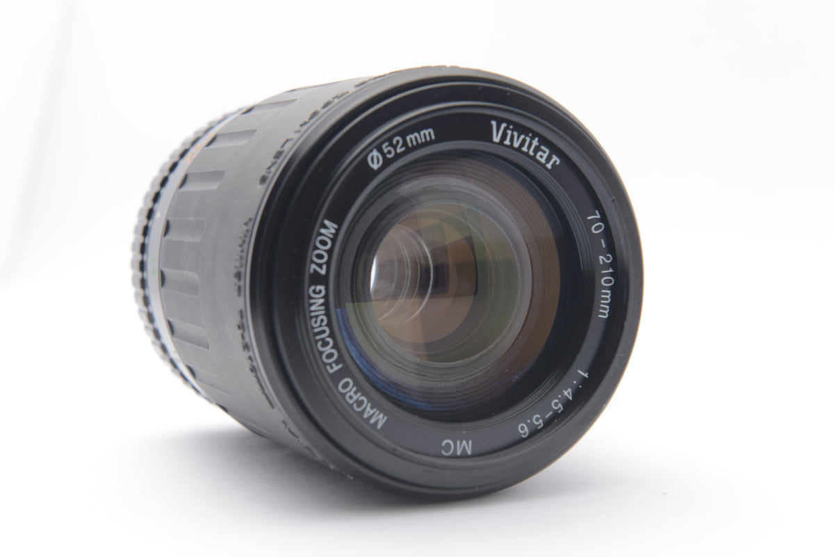 Vivitar 70-210mm f/4.5-5.6 MC Macro Focusing Zoom Lens for Contax/Yashica – Good