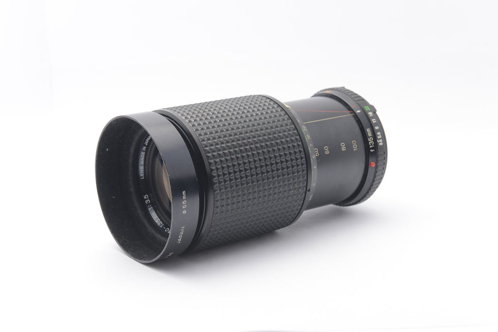 Minolta MD Zoom Rokkor-X 50-135mm f/3.5 Lens – Very Good