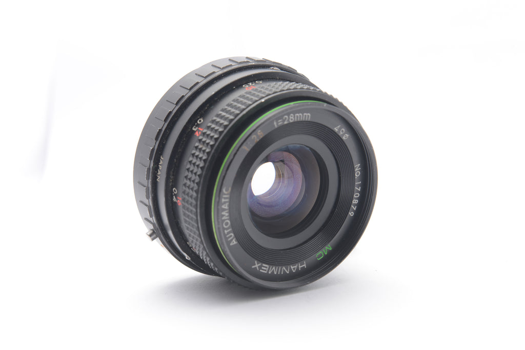 Hanimex 28mm f/2.8 Lens for Fujica X – Good