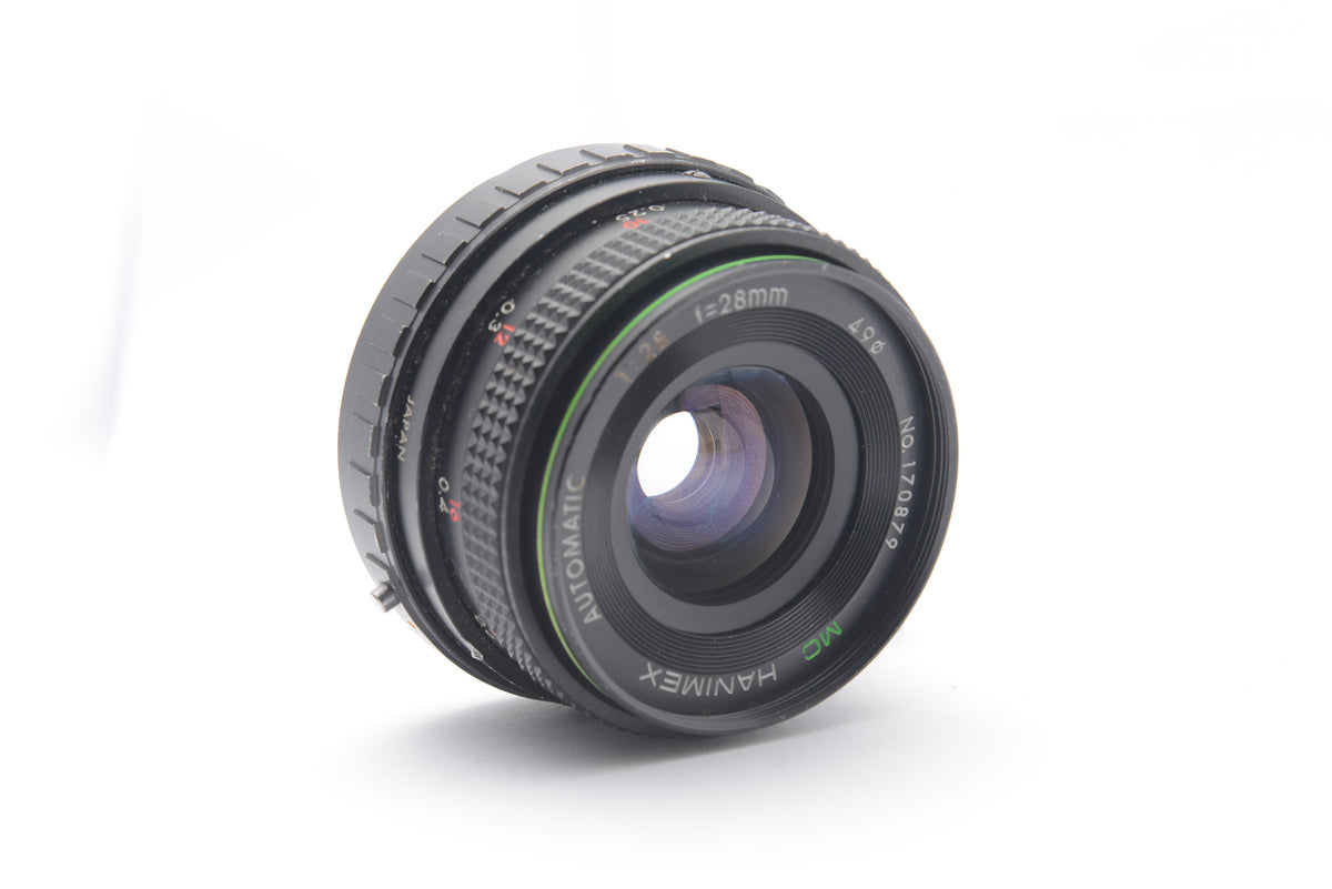 Hanimex 28mm f/2.8 Lens for Fujica X – Good