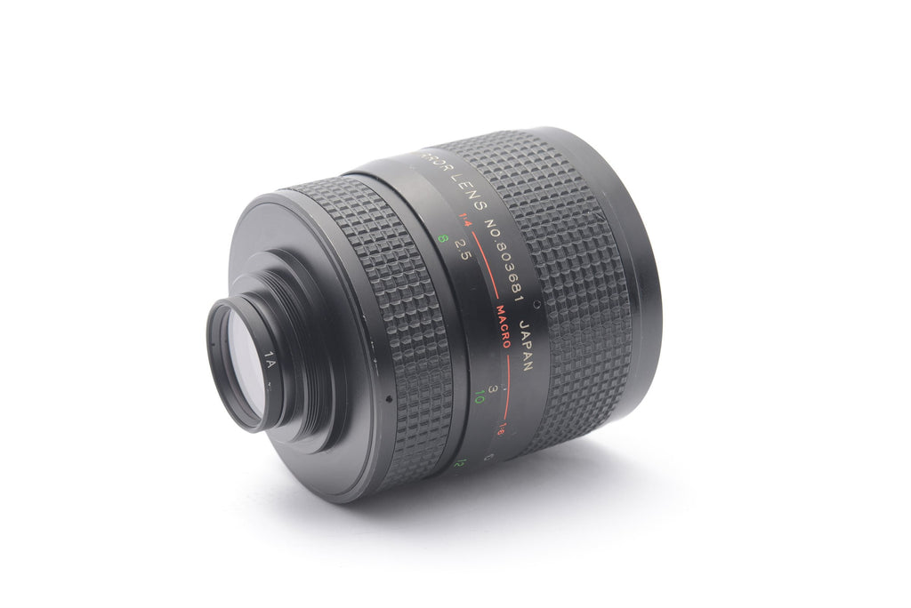 Hanimex 500mm f8 Mirror Reflex Lens (For M42) – Good