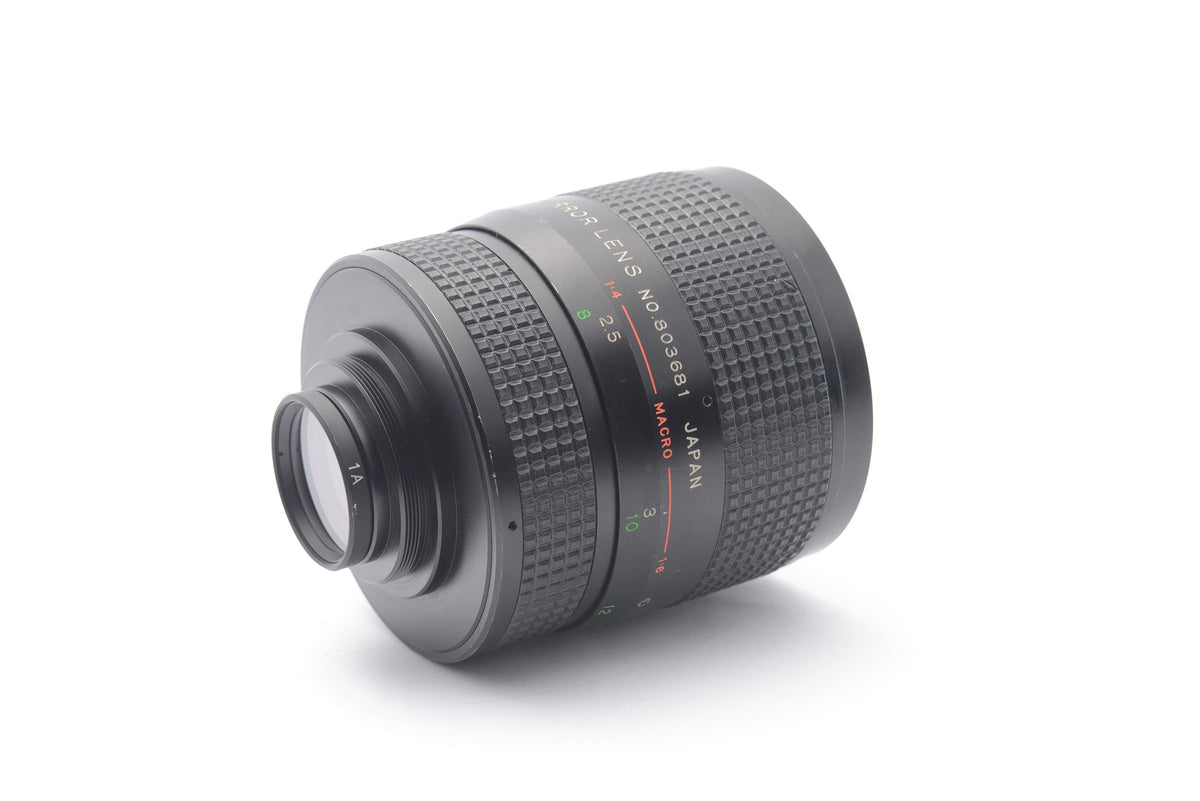 Hanimex 500mm f8 Mirror Reflex Lens (For M42) – Good