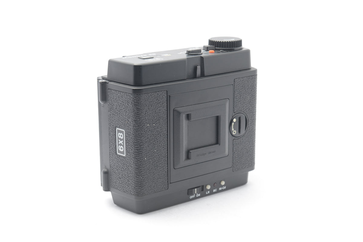 NC-0608 — Mamiya RB67 6x8 120/220 Motorized Magazine Film Back — detail photograph 4