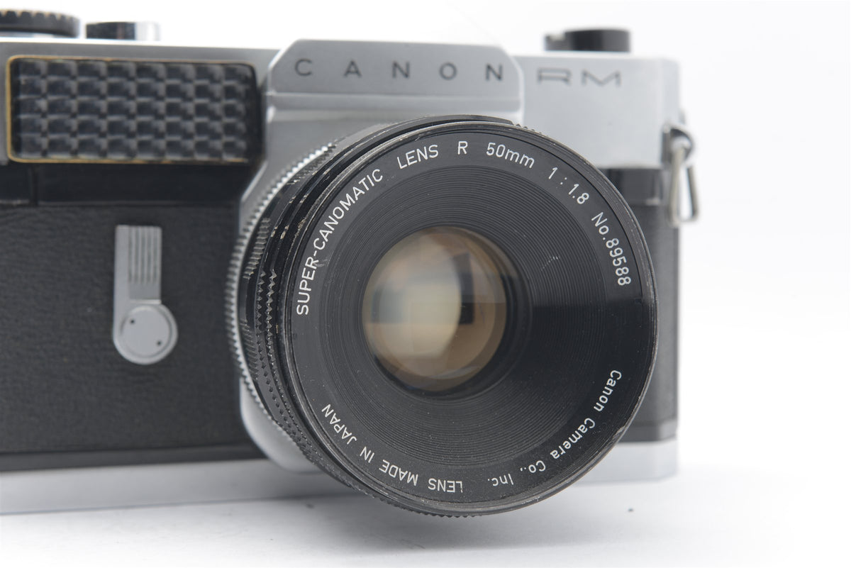 NC-0627 — Canon Canonflex RM c/w 50mm f/1.8 Super-Canomatic — detail photograph 5