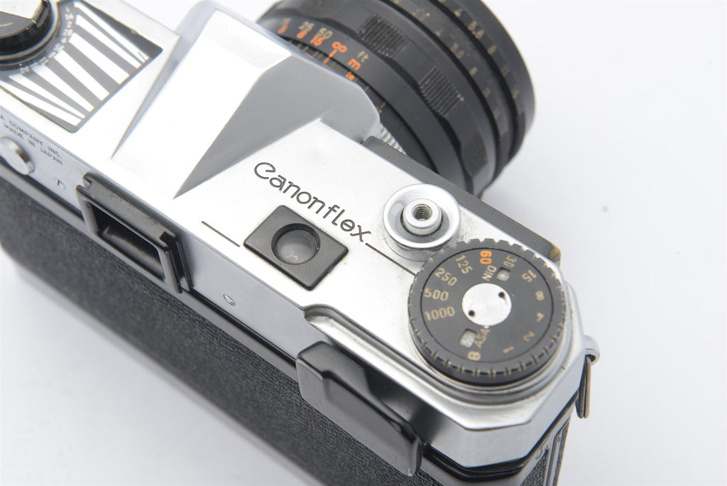 NC-0627 — Canon Canonflex RM c/w 50mm f/1.8 Super-Canomatic — detail photograph 6